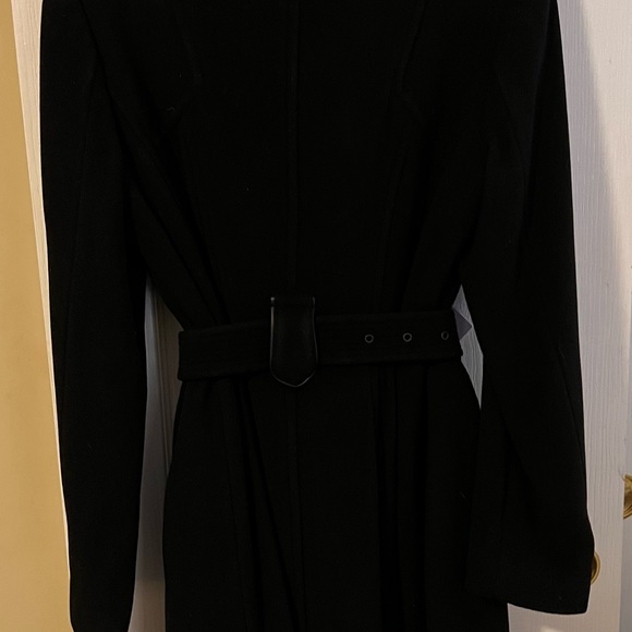 Wool and Real Fur Collar Coat - Picture 2 of 2